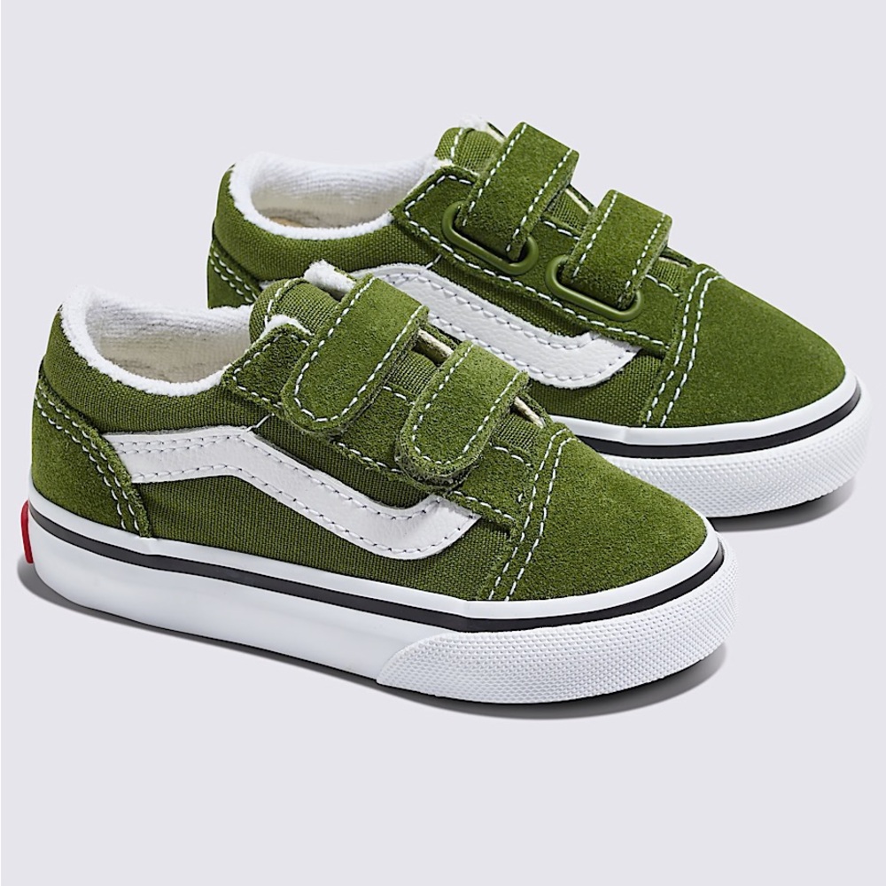 Toddler Vans Old Skool Sneakers in Pesto